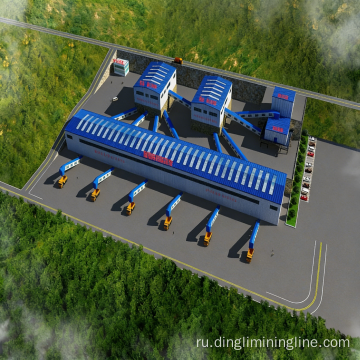 Линия по производству известняка производительностью 600-800 тонн в час